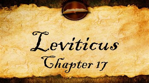 leviticus chapter 17